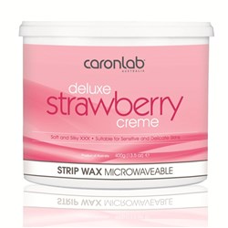 CARONLAB Deluxe strawberry creme strip wax small - microwave to pot